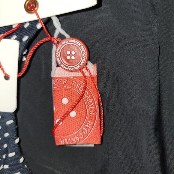 Red Carter Women's Black & White Polka Dot One-piece Swimsuit Size M - Picture 10 of 10